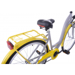 Mestský bicykel 28" Kozbike (K53) 1s Sivo-žltý 18"